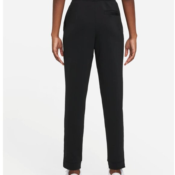 NIKE NikeCourt Dri-FIT Black Heritage Tennis Knit Sport Slim Fit Athletic Pants - Picture 9 of 14